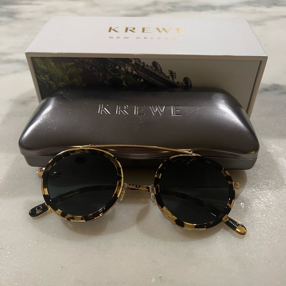 Krewe Conti Sunglasses in Zulu Polarized 24k